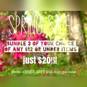 SPRING/SUMMER  SALE BUNDLE AND SAVE